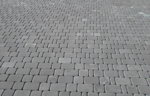 Фото уложенной тротуарной плитки Старый Город 3